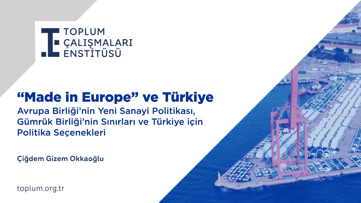Rapor, AB'nin yeni sanayi politikasını Türkiye otomotiv ihracatı için riskli buldu