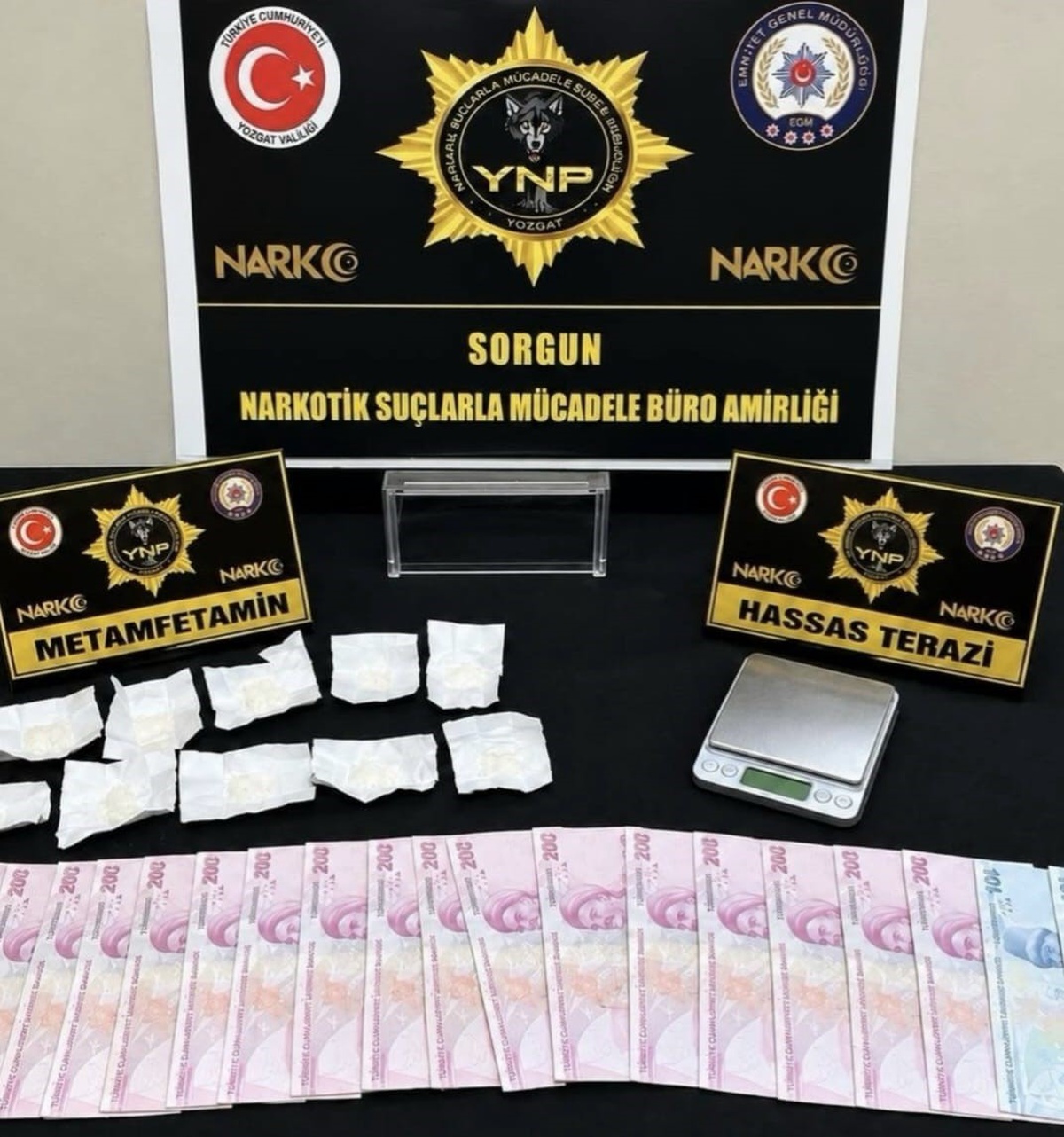 Sorgun'da iş yerine düzenlenen uyuşturucu operasyonunda 1 kişi cezaevine gönderildi