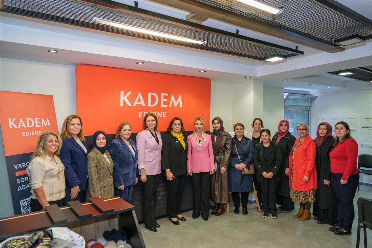 AK Parti Edirne İl Başkanı İba, KADEM Temsilcisi Ekrikaya'ya ziyarette bulundu