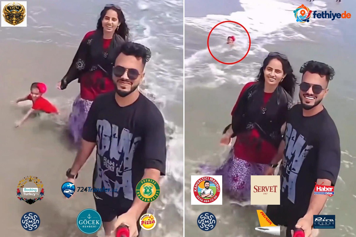 Anne baba çekim peşindeyken çocuklarının başına gelene bakın