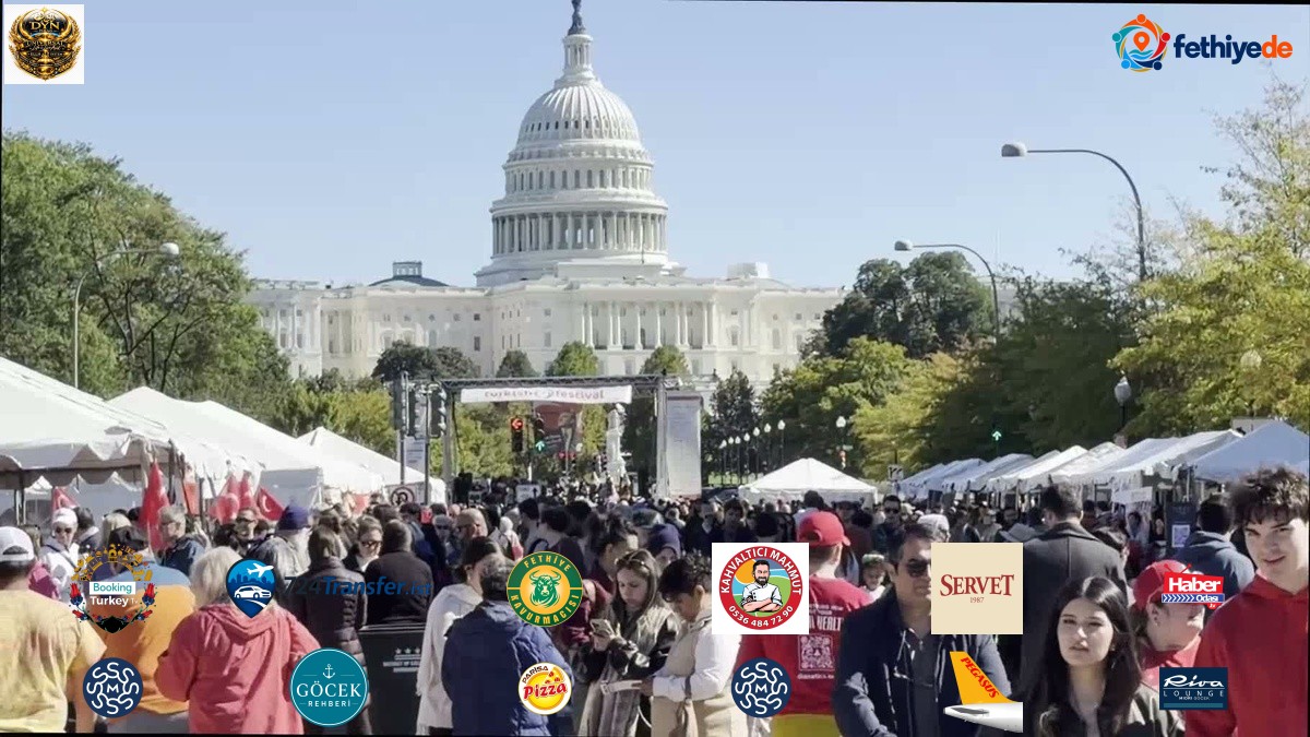 Washington'daki Türk Festivali'ne on binlerce kişi ve Azerbaycanlılar ilgi gösterdi
