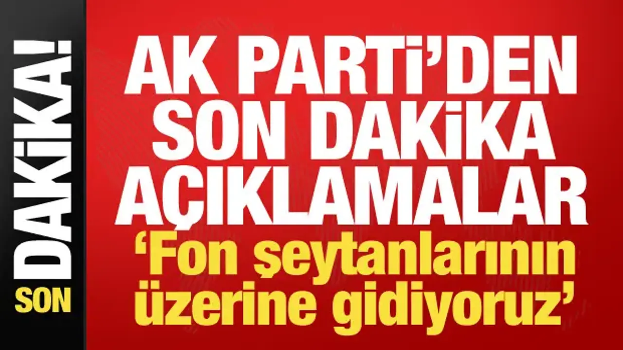 AK Parti Sözcüsü Çelik'ten 'Fon şeytanları' çıkışı: Taviz verilmeyecek!
