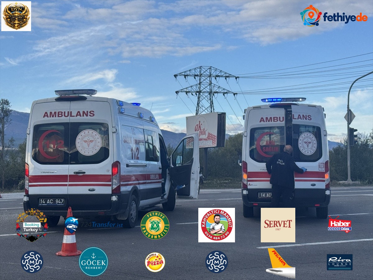 Bolu'da D-100'de motosikletle hafif ticari araç çarpıştı, 2 kişi yaralandı