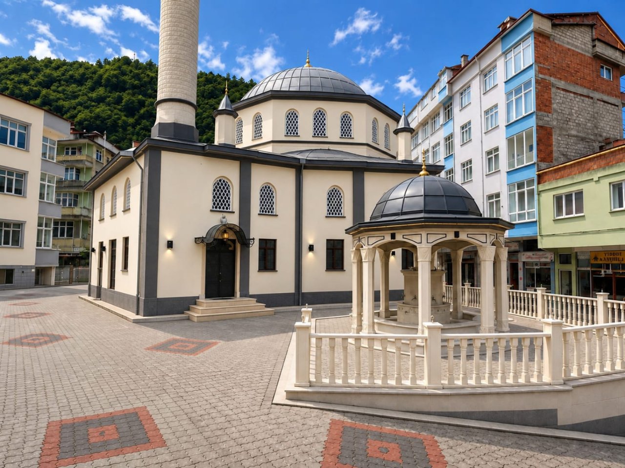 Şalpazarı Merkez Camii ve Çevresi Düzenleme Çalışmalarıyla Yenilendi