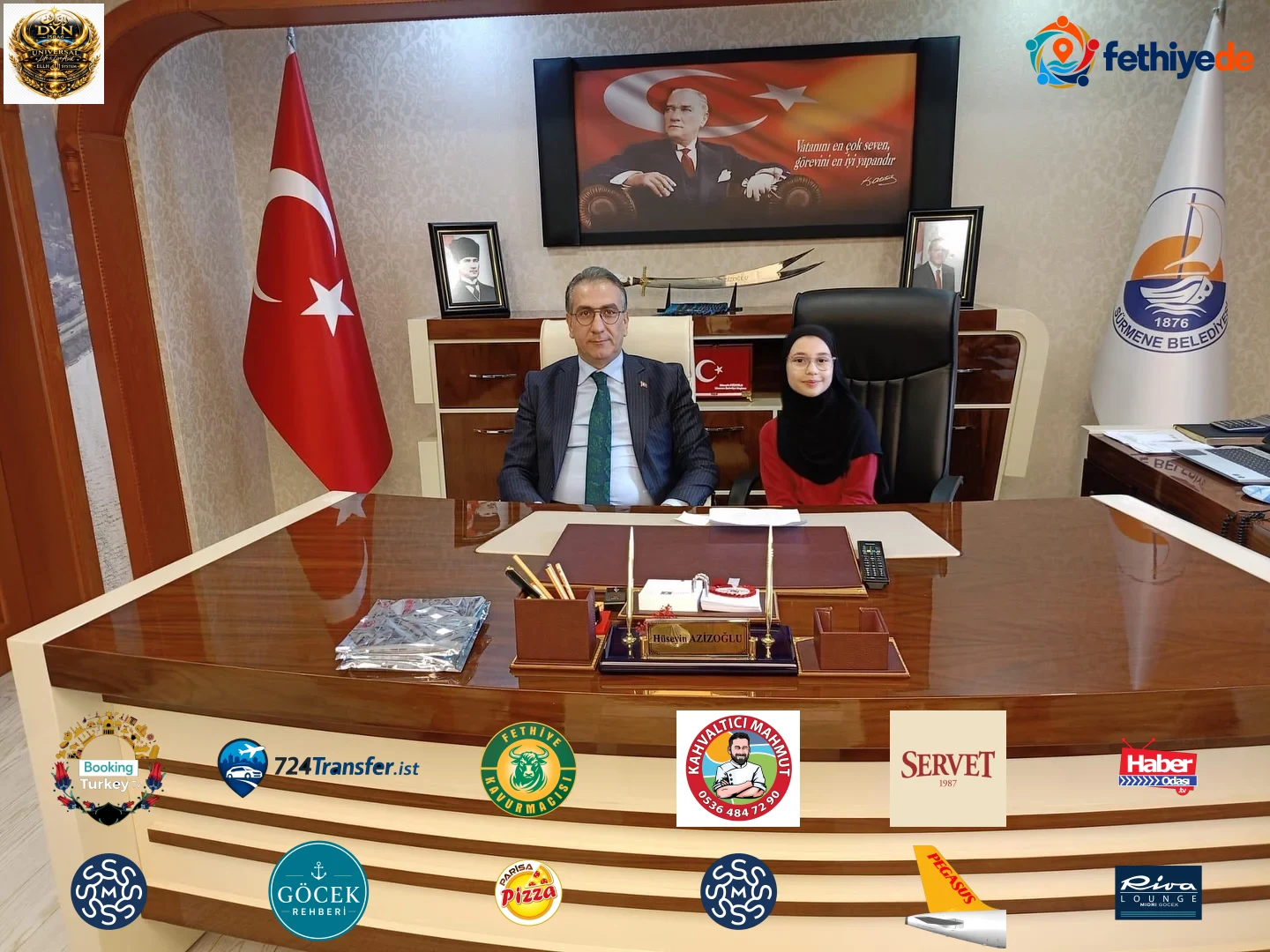 [BELEDIYE · Trabzon · Sürmene] Sürmene Belediyesi 23 Nisan Ulusal Egemenlik ve Çocuk Bayramı Etkinlikleri Kapsamında Minik Başkanını Ağırladı - Sürmene Belediyesi
