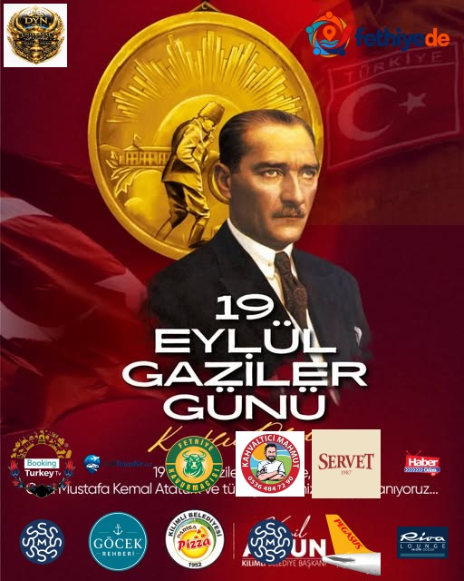 [BELEDIYE · Zonguldak · Kilimli] Başta gazi mustafa kemal atatürk olmak üzere, vatanımızın bağımsızlığı ve bölünmez bütünlüğü uğruna mücadele eden tüm gazilerimizin 19 eylül gaziler günü kutlu olsun.
