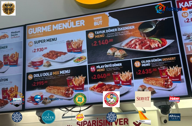 Uçak biletinden pahalı tavuk döner! Menü fiyatlarını görenler isyan etti