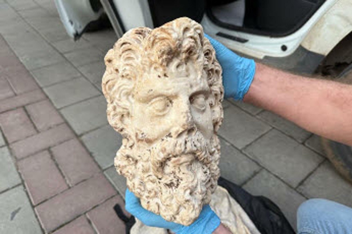2 bin yıllık tarihi eser polis operasyonuyla gün yüzüne çıktı! 3 gözaltı