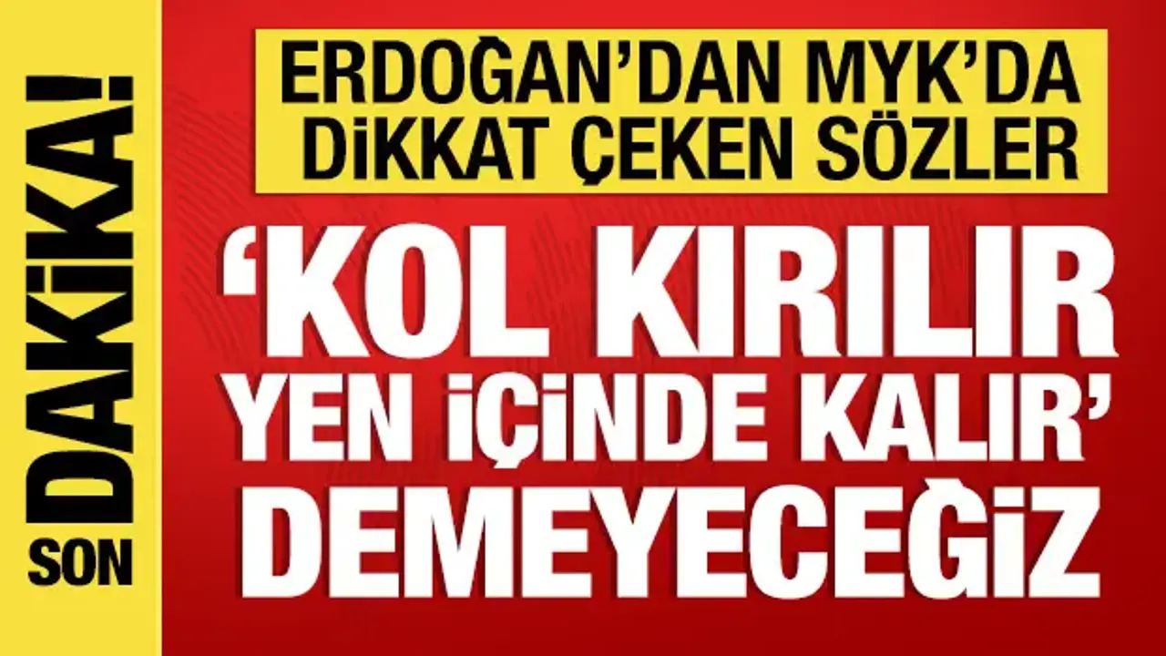 AK Parti MYK'da Cumhurbaşkanı Erdoğan'ın sözleri dikkat çekti