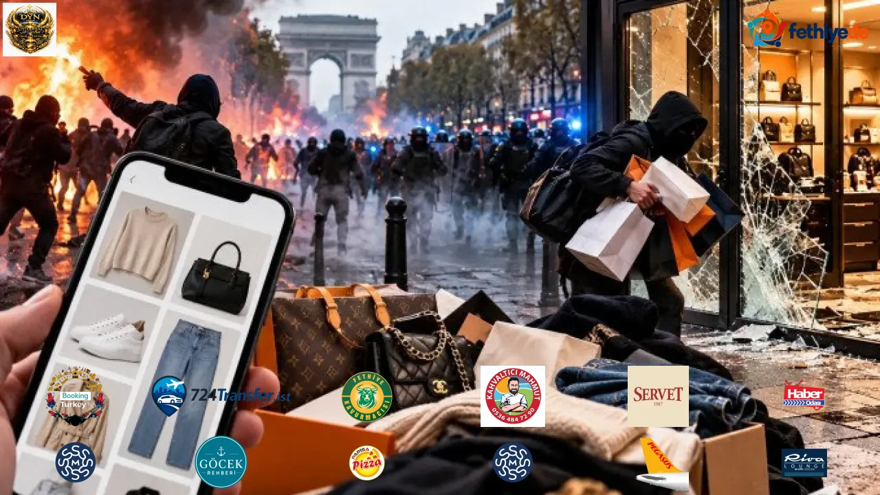 Fransızlar yağmaladıkları ürünleri satışa çıkardı!