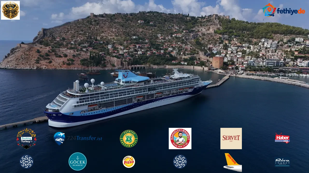 Alanya’ya iki dev kruvaziyer aynı gün yanaştı! 2 bin 400 turist ilçeyi ziyaret etti