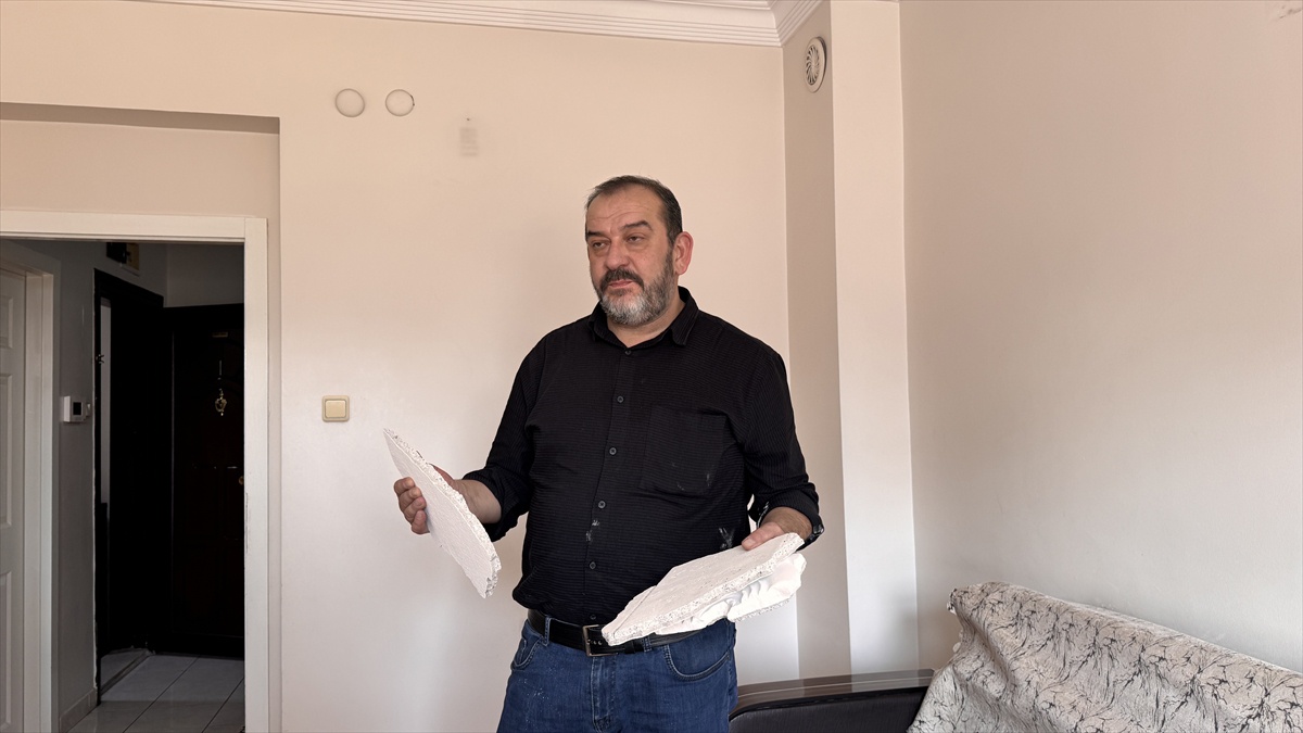 Kayseri'de üzerine tavan sıvası düşen 75 yaşındaki kadın bir gözünü kaybetti