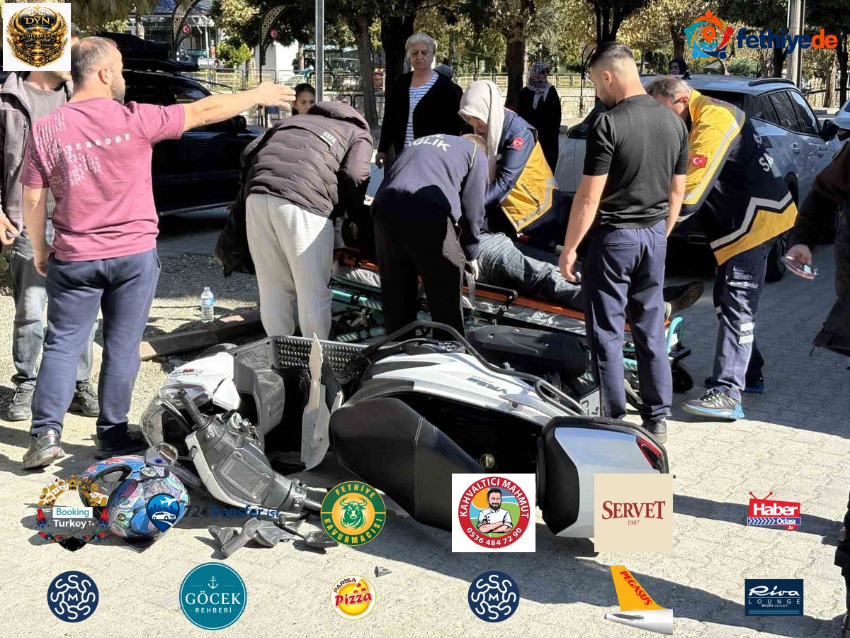 Kastamonu Tosya'da motosiklet otomobile çarptı, yaralanan sürücü hastaneye kaldırıldı