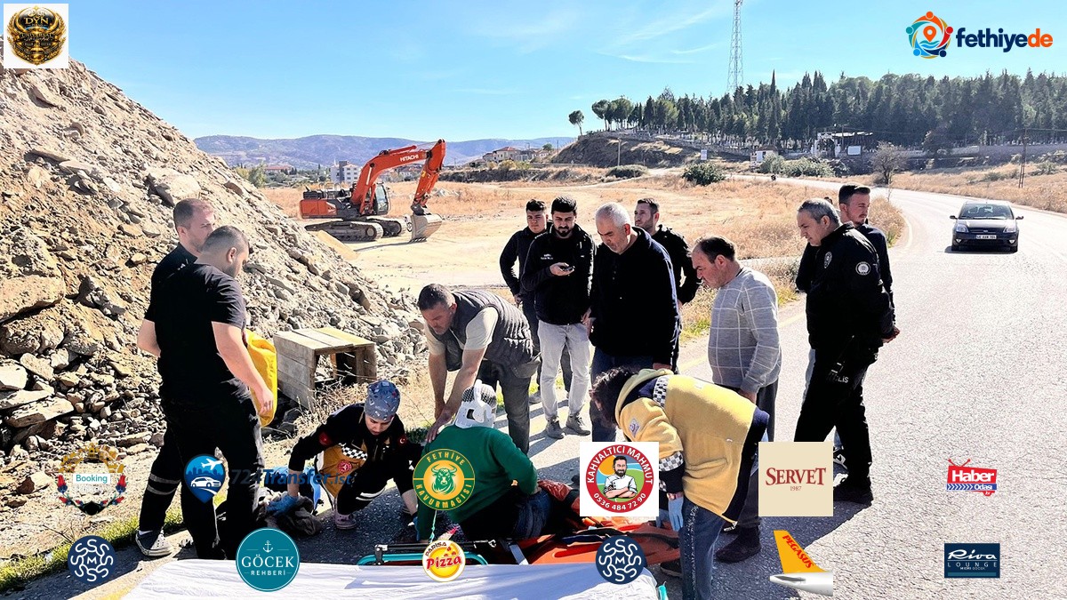 Manisa Kula'da otomobille çarpışan motosikletin genç sürücüsü ağır yaralandı
