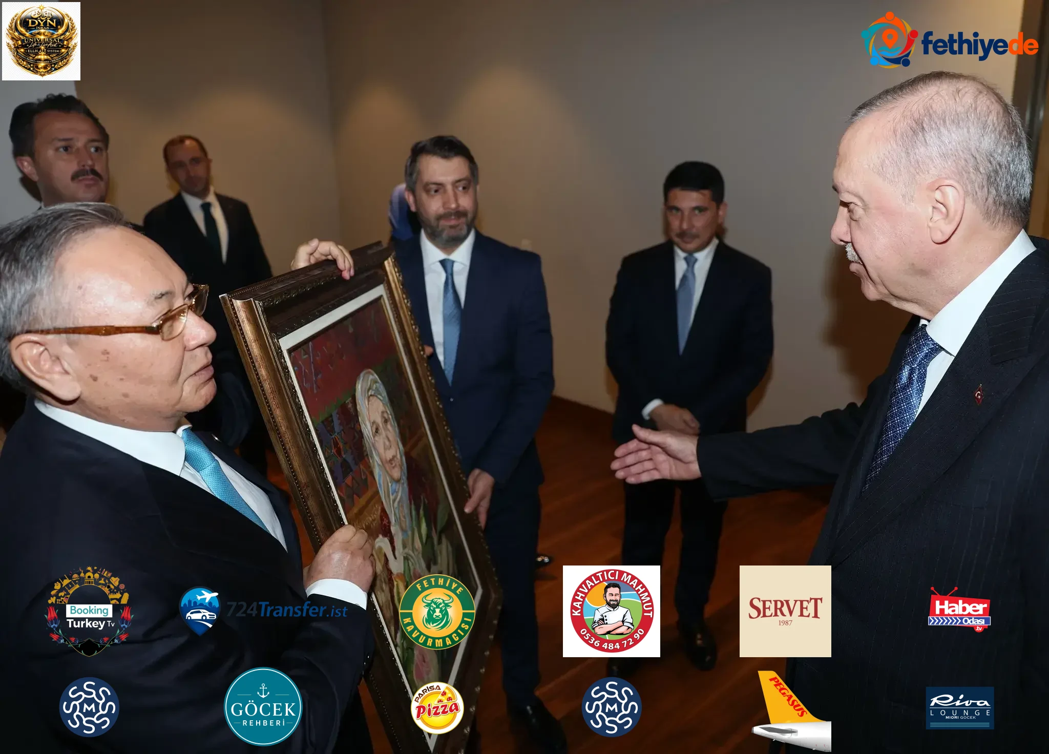 'Kurultay Fenomeni' kitabı, Cumhurbaşkanı Erdoğan'a takdim edildi