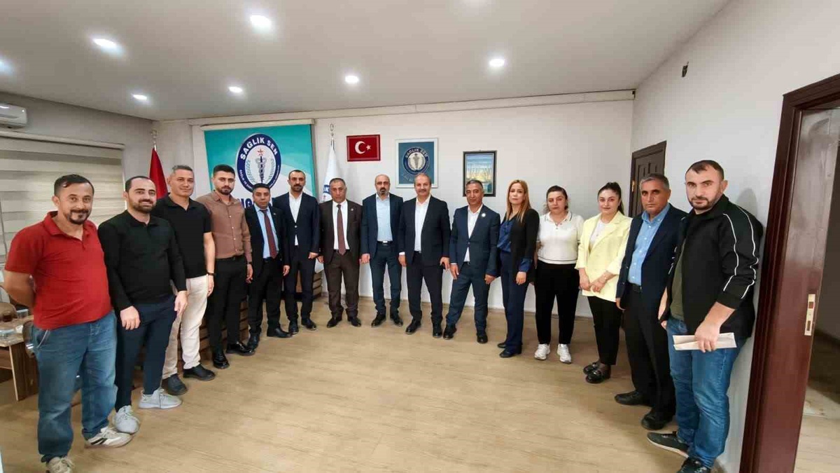 Sağlık-Sen Genel Başkanı Doğan, Şırnak şubesinde çalışma koşullarını değerlendirdi