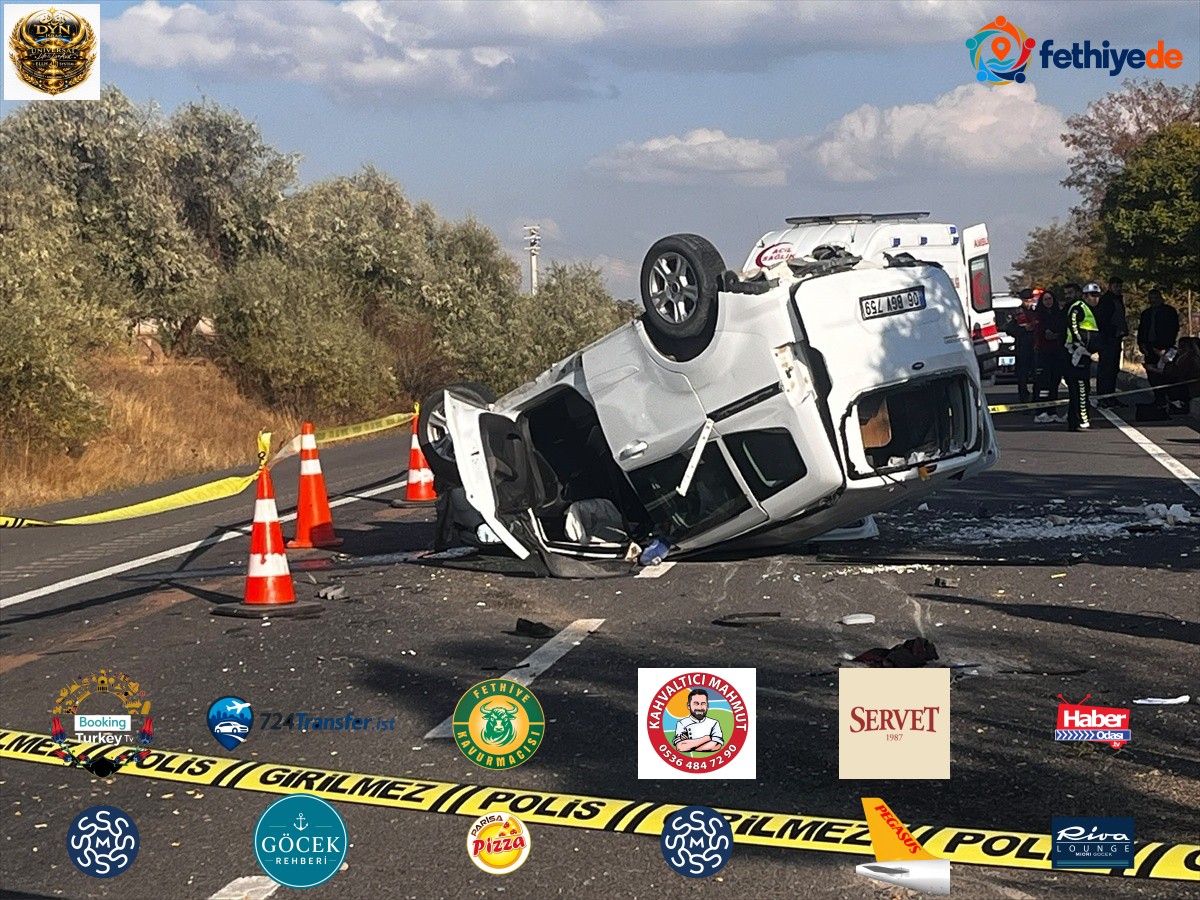 Nevşehir Hacıbektaş'ta devrilen hafif ticari araçta bir kişi öldü, iki kişi yaralandı