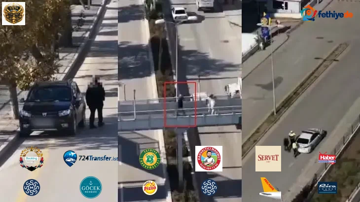 Polisi görünce arabayı yolda bırakıp yürüdü! Kurnaz sürücünün planını dron bozdu: Böyle yakalandı