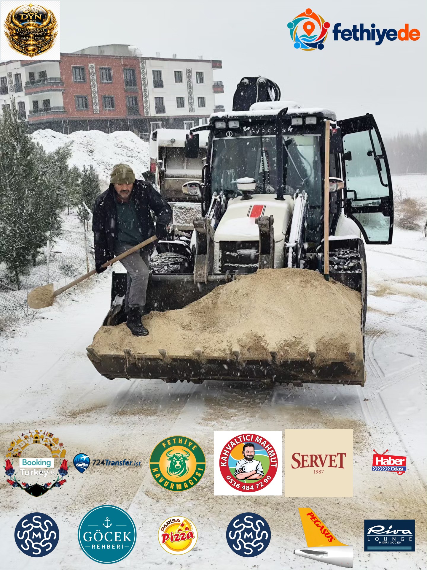Savur Belediyesi Ekipleri Kar Yağışına Karşı 7/24 Sahada