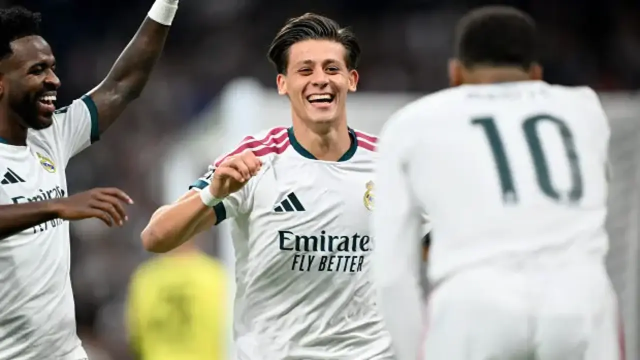 Devler Ligi'nde Arda Güler fırtınası! Arda attı, Real Madrid farka gitti