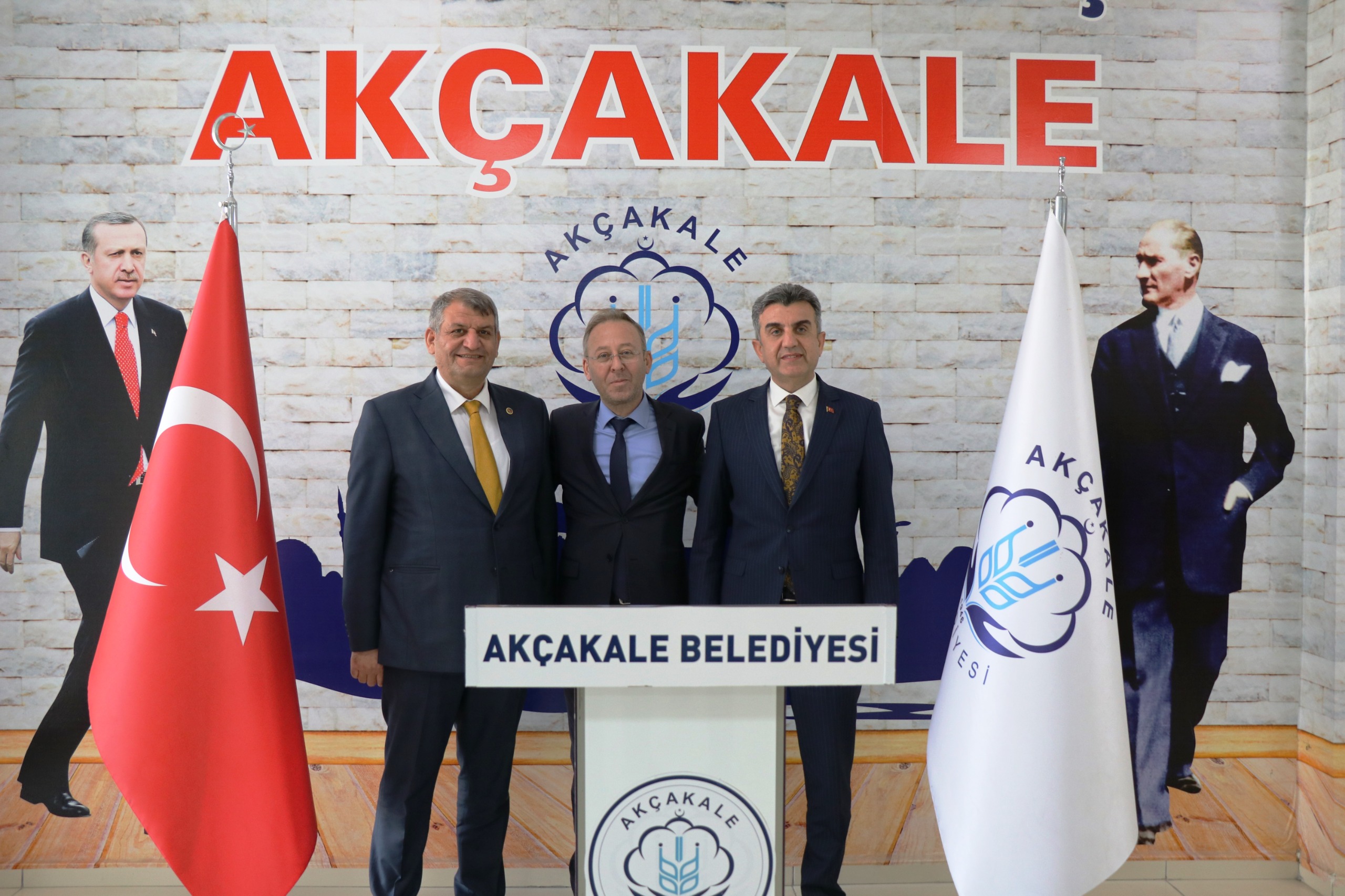 [BELEDIYE · Şanlıurfa · Akçakale] Ak parti heyetinden başkan ayhan’a ziyaret