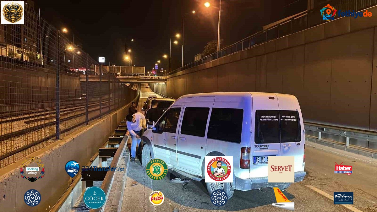 Bursa Yıldırım'da ehliyetsiz motosiklet sürücüsü otomobile çarparak yaralandı