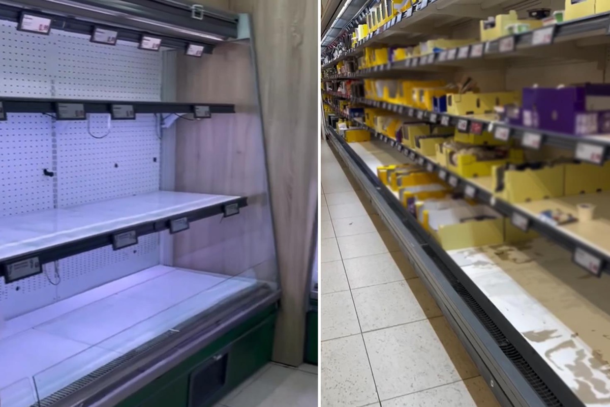 İtalya'da marketlere girenler gözlerine inanamadı