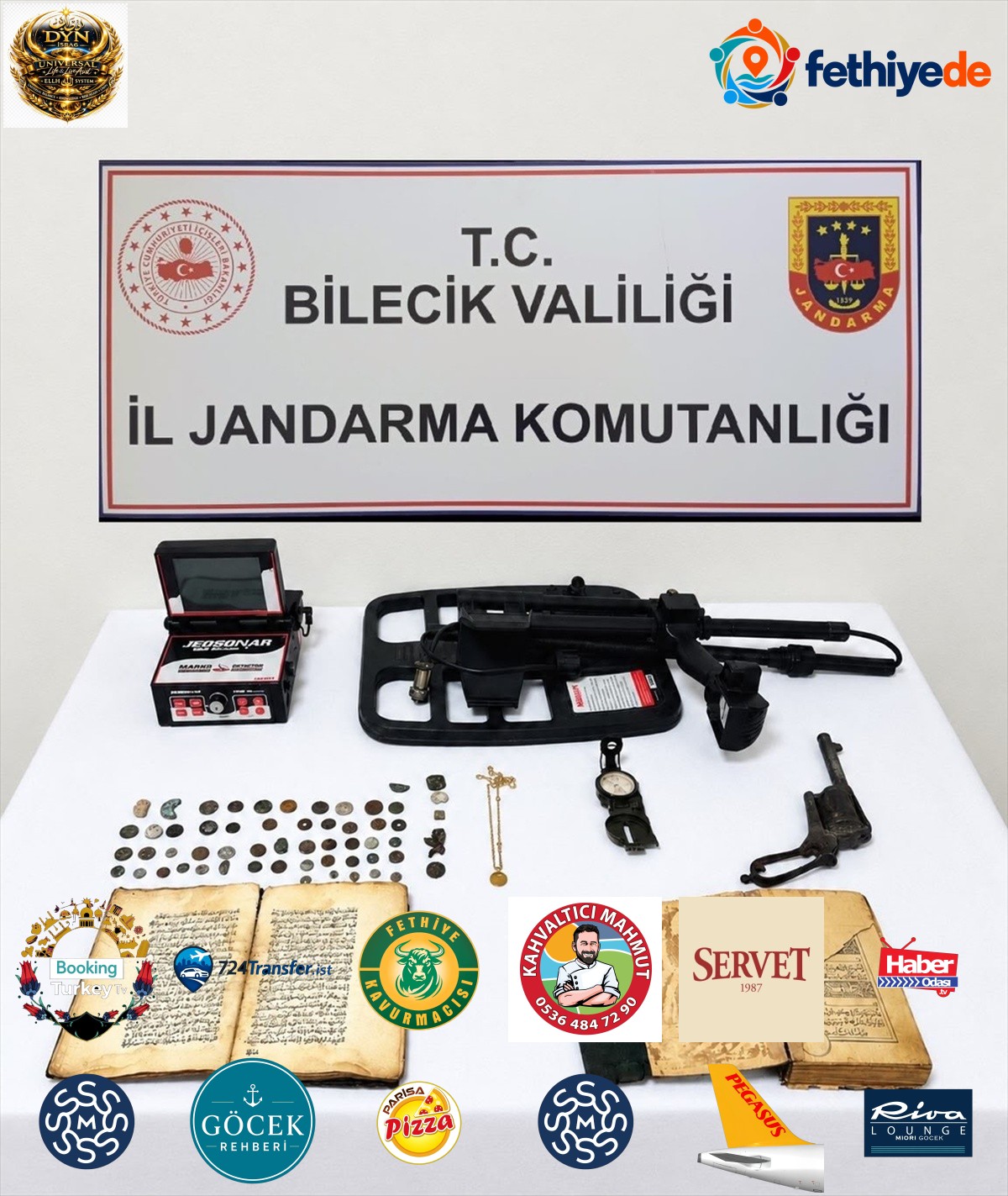 Bilecik Bozüyük'te 51 sikke ele geçirildi, tarihi eser şüphelisi gözaltına alındı