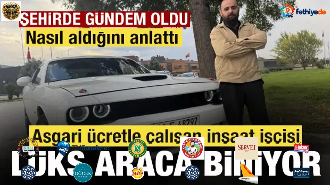 Asgari ücretli inşaat işçisinin lüks aracı gündem oldu! Şehirde herkes onu konuşuyor