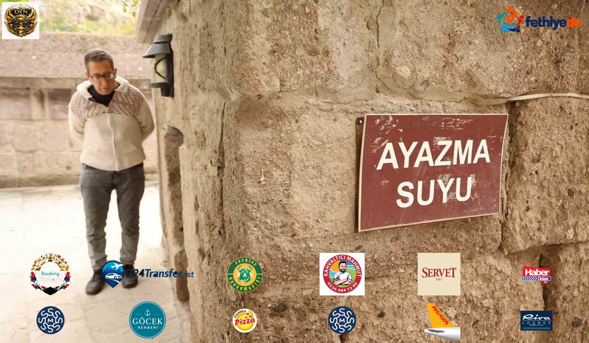 Aksaray Güzelyurt'ta Ayazma Suyu 35 basamakla inilen yerde akmaya devam ediyor