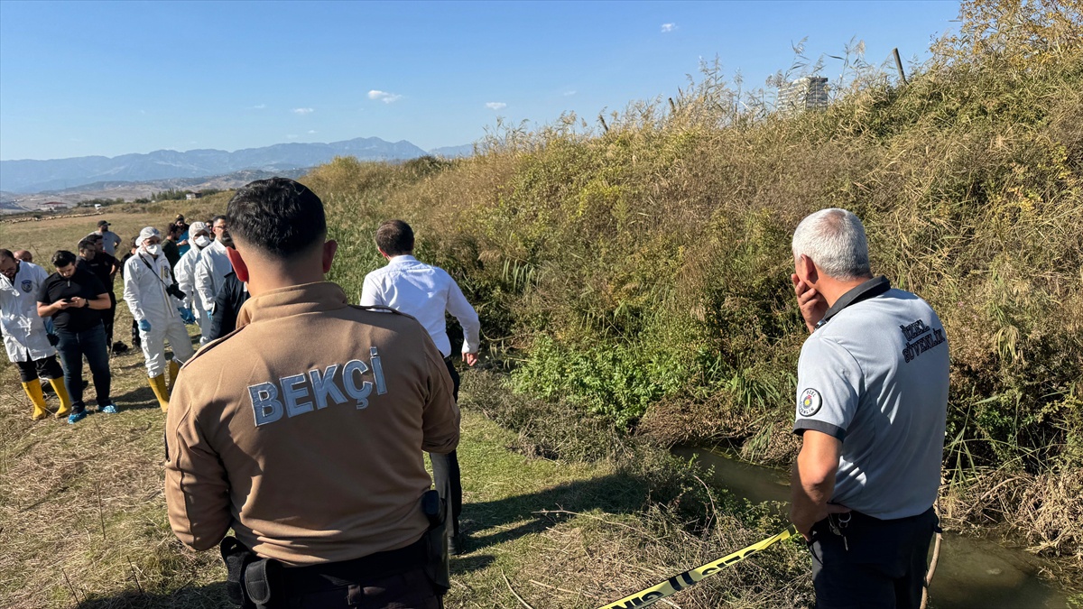 Kahramanmaraş'ta sulama kanalında bulunan erkek cesedi morga kaldırıldı
