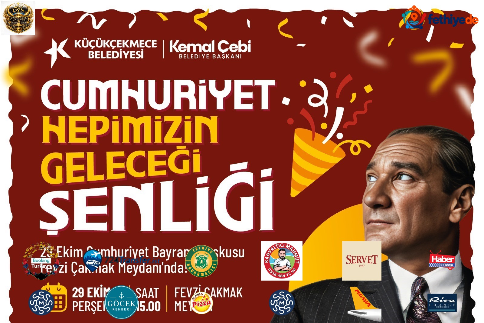 [BELEDIYE · İstanbul · Küçükçekmece] Cumhuriyet Hepimizin Geleceği Etkinliğinde Buluşuyoruz!
