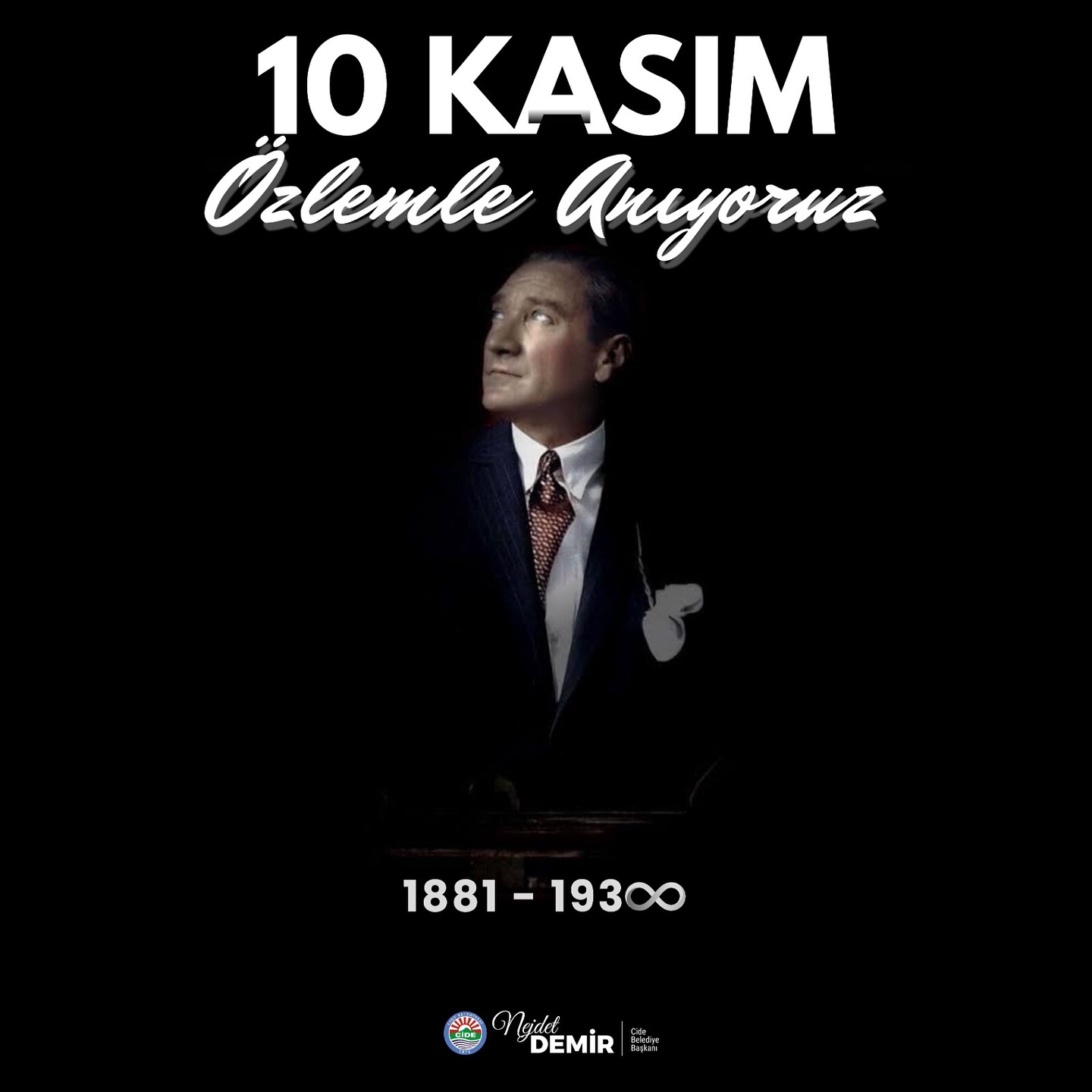 [BELEDIYE · Kastamonu · Cide] Büyük önder gazi mustafa kemal atatürk’ü aramızdan ayrılışının yıl dönümünde saygı, minnet ve özlemle anıyoruz.