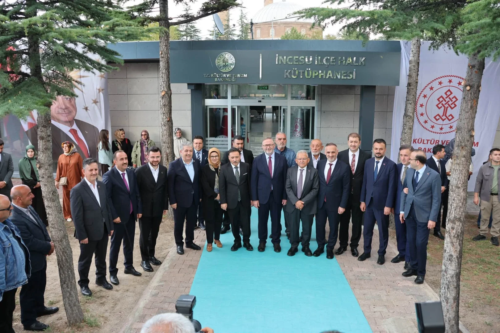 [BELEDIYE · Kayseri · İncesu] İlçe Halk Kütüphanemizin açılış programına katıldık. - İncesu Belediyesi