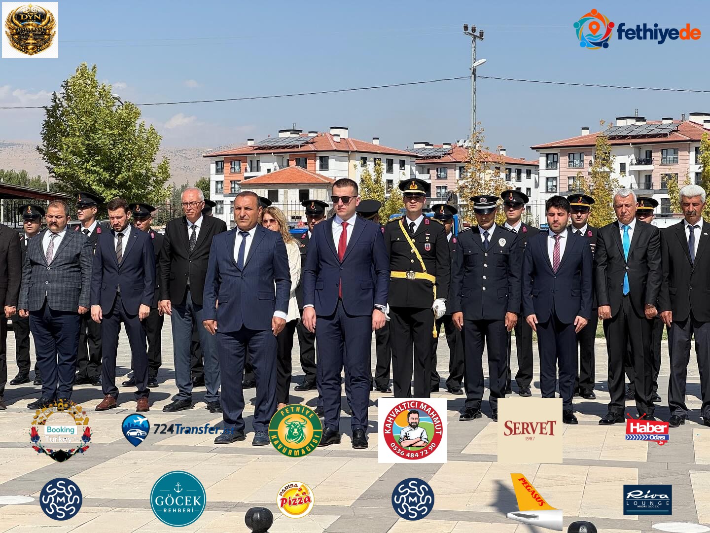 [BELEDIYE · Malatya · Yazıhan] 30 ağustos zafer bayramı çelenk sunumu ve şehitlik ziyareti