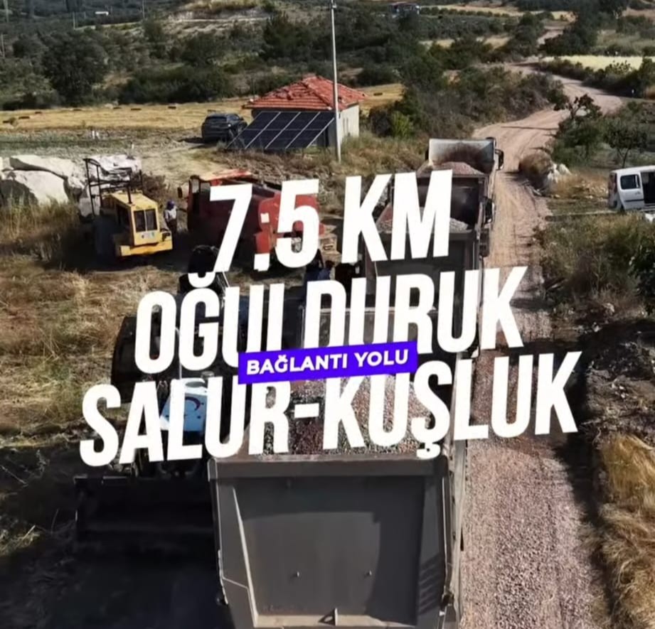 [BELEDIYE · Manisa · Gördes] Oğulduruk, kuşluk ve salur bağlantı yolu