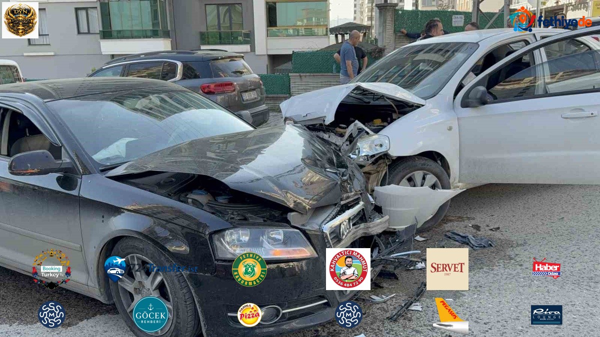 Samsun'da iki otomobil çarpıştı, 6 yaşındaki çocuk dahil 3 kişi yaralandı