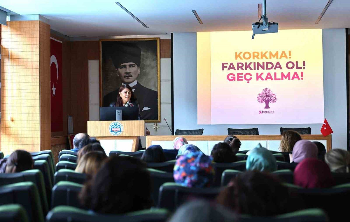 ERÜ'de meme kanseri konferansında her 8 kadından 1'inin yakalandığı vurgulandı