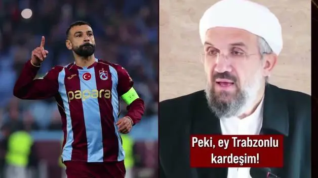 Trabzonspor'un Salah tezahüratına ilahiyatçı Şenocak'tan uyarı