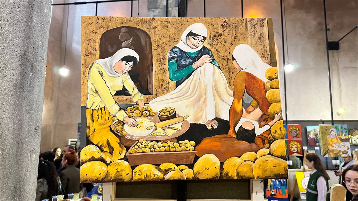 Niğde'de patates temalı resim sergisi 24 Ekim'e kadar ziyaret edilebilecek