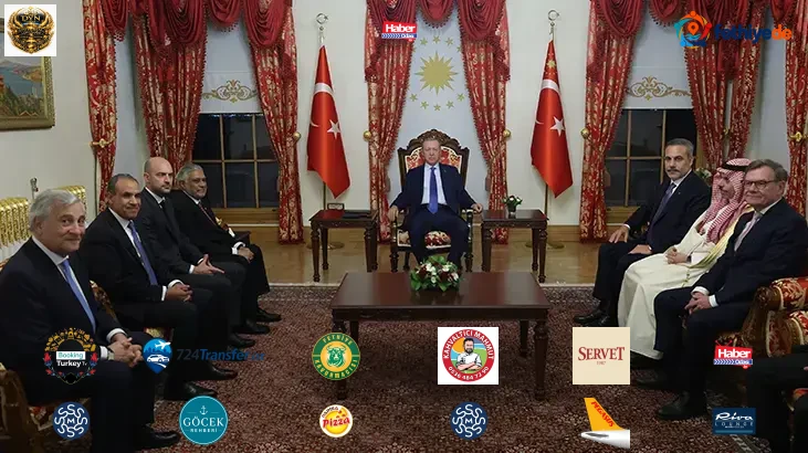 Cumhurbaşkanı Erdoğan 7 ülkenin bakanlarını kabul etti