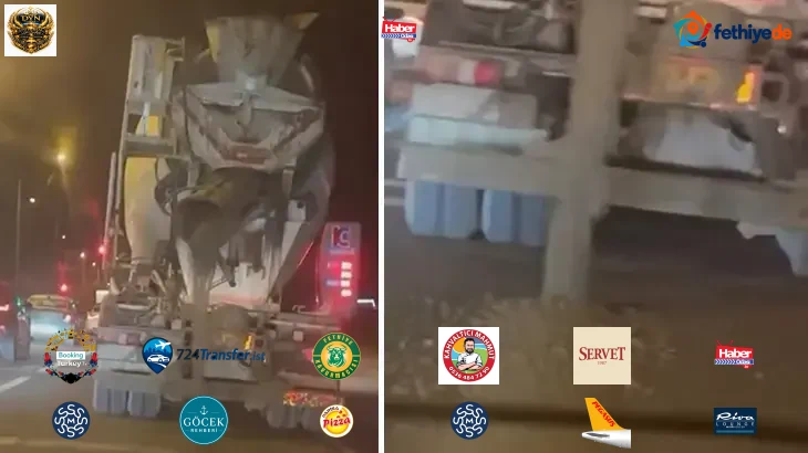 Elazığ'da pes dedirten görüntüler! Sürücülerin kornalarına aldırış etmedi: Yola harç döke döke ilerledi