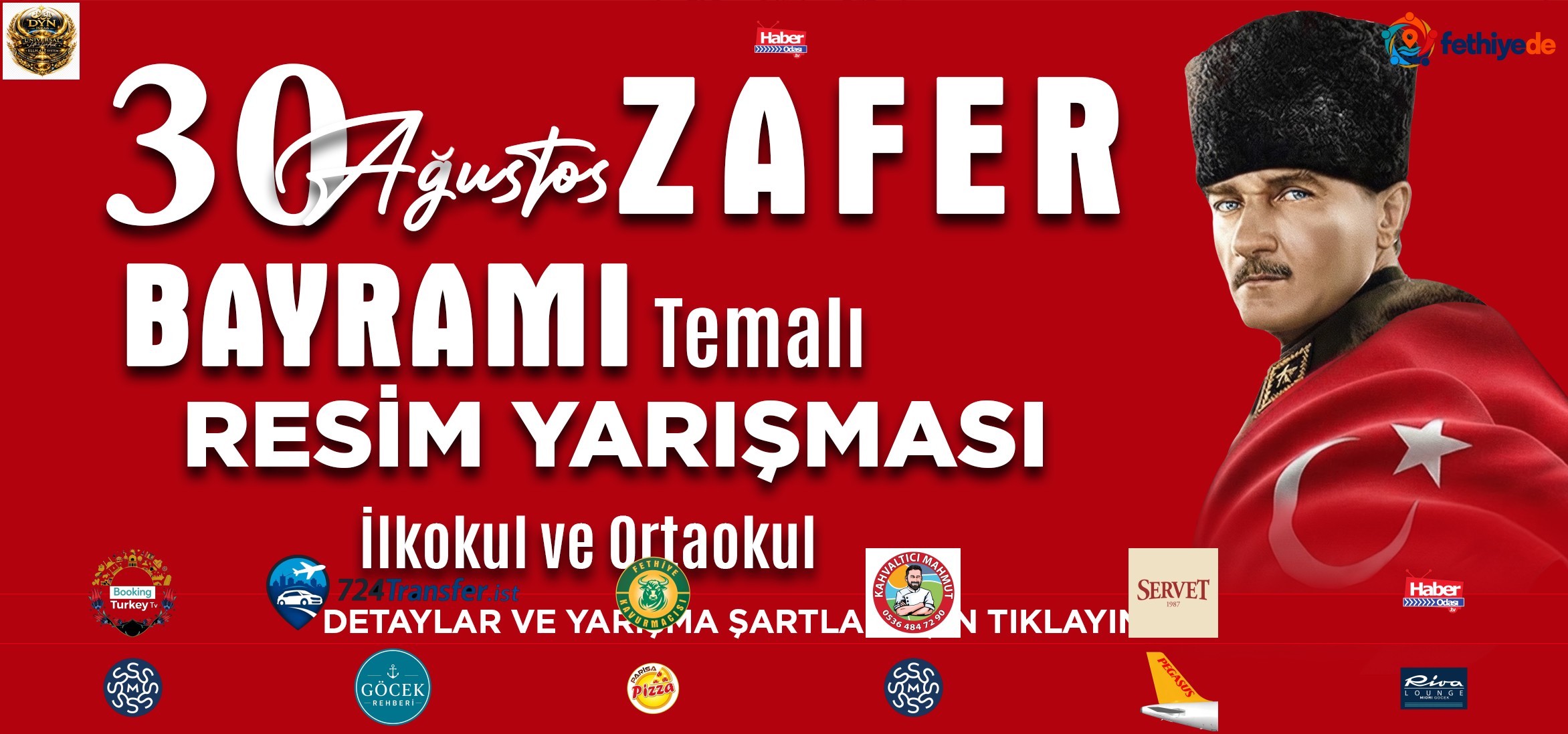 [BELEDIYE · Denizli · Tavas] 30 Ağustos Zafer Bayramı Temalı Resim Yarışması