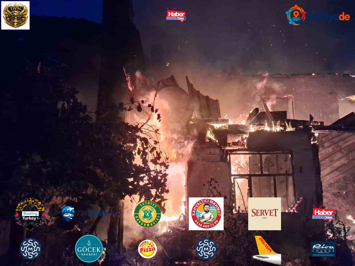 Burdur Yeşilova'da çıkan yangında 3 ev ve 1 ahır hasar gördü, can kaybı yok