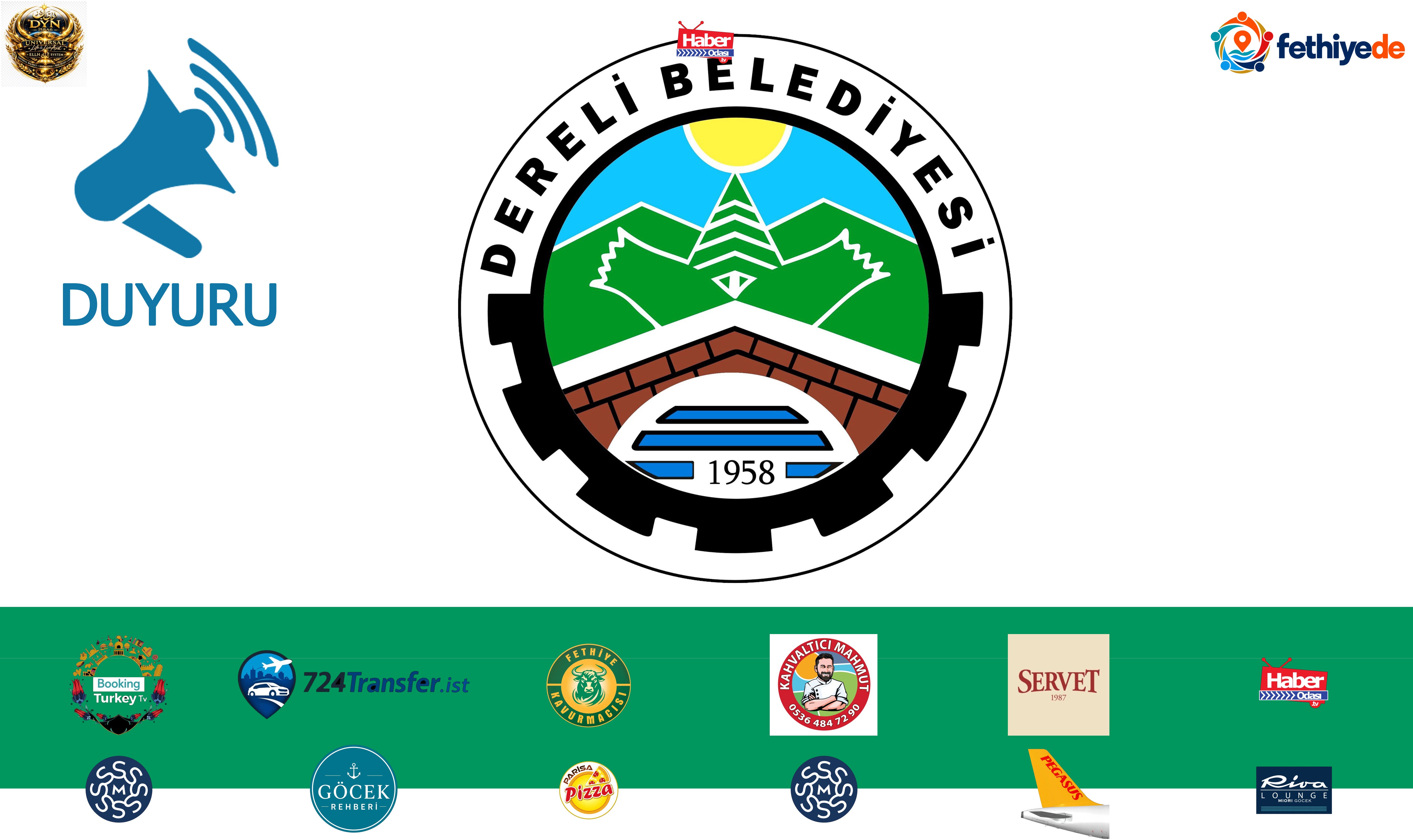 [BELEDIYE · Giresun · Dereli] BAHÇELİ MAH. G40C05A3D PAFTASINDA İMAR PLANI DEĞİŞİKLİĞİ… | Dereli Belediyesi