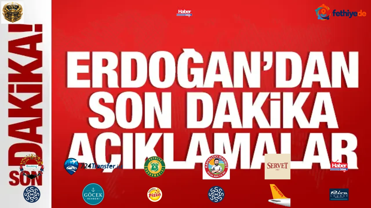 Cumhurbaşkanı Erdoğan'dan son dakika mesajlar
