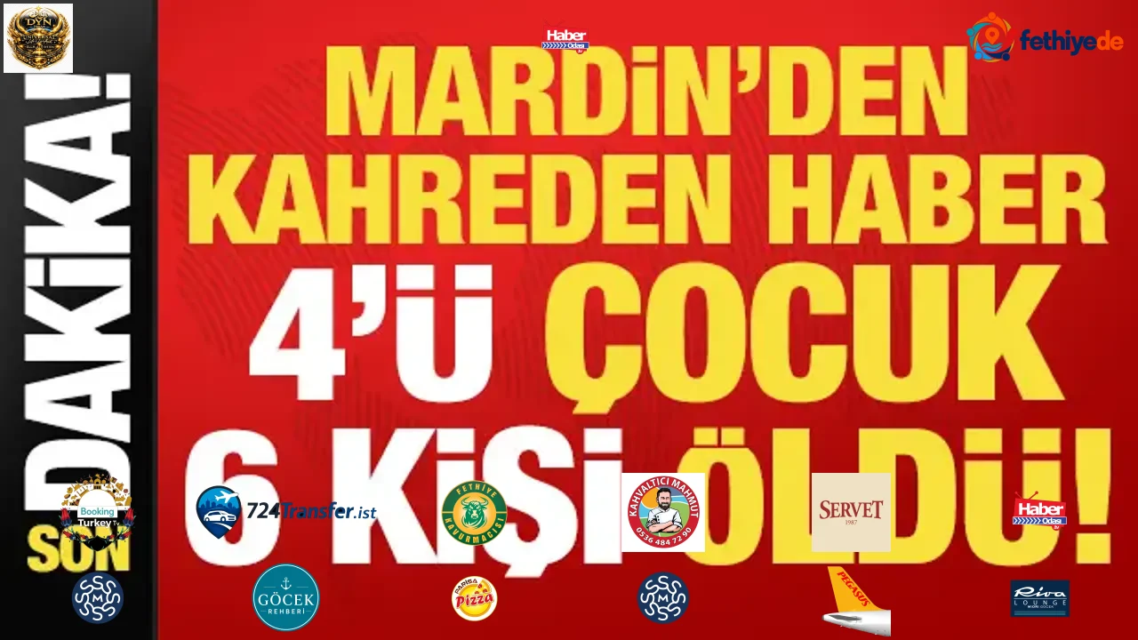 Son dakika... Mardin'den kahreden haber: 4'ü çocuk 6 kişi öldü!