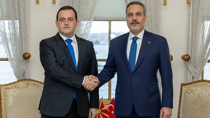 Dışişleri Bakanı Hakan Fidan, Kuzey Makedonya Devlet Bakanı Zeynula'yı kabul etti