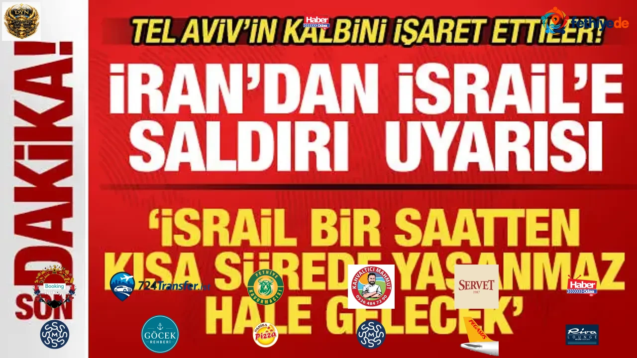 İran'dan son dakika saldırı uyarısı: İsrail bir saatten kısa sürede yaşanmaz hale gelecek