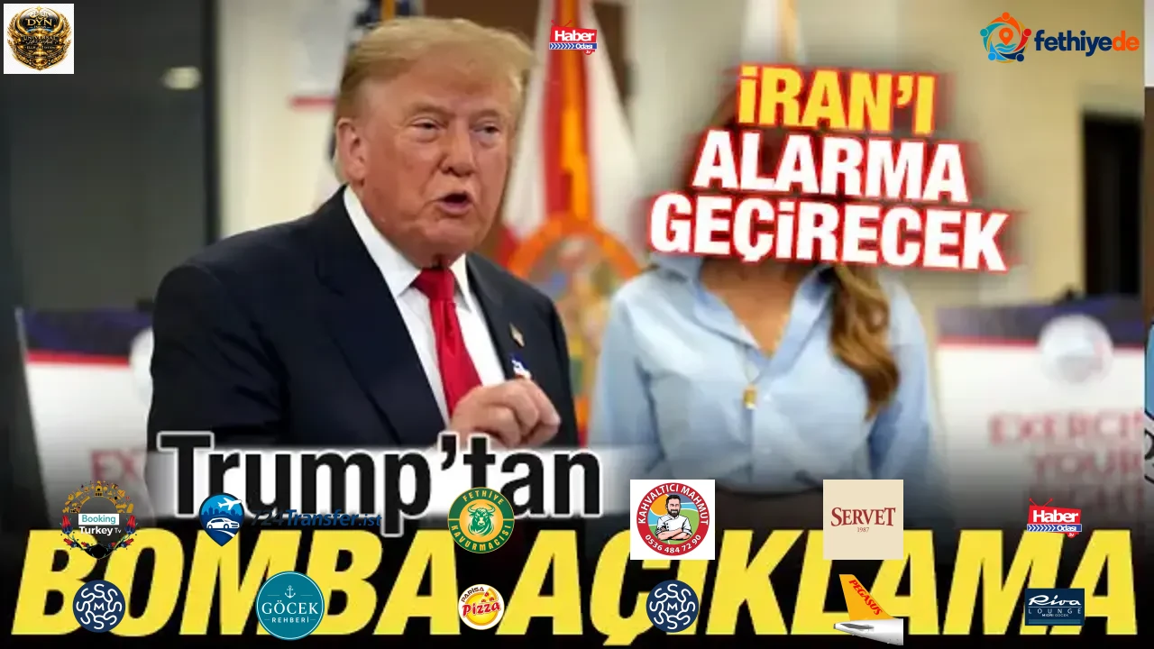 Trump'tan bomba açıklama! İran'ı alarma geçirecek
